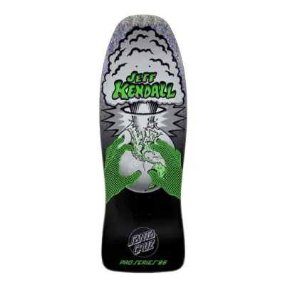 Santa Cruz Kendall End Of The World Silver Kaleidoscope Skateboard Deck