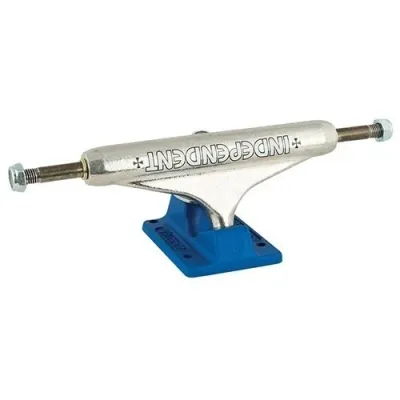 Independent 11 Bar Cross Silver Blue Standard