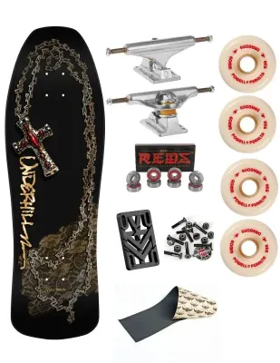 Old School Skate Powell Peralta Ray Underhill Cross Black Gold Foil ?
