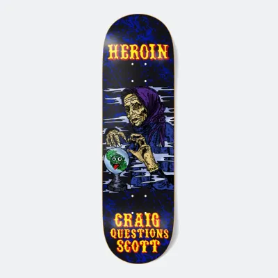 Heroin Skateboards Craig Questions Fortune Teller Knock Offs 2