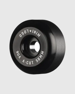 Mini Logo Wheels - A Cut - Black - 58mm 90a