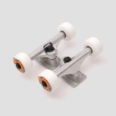 Bullet 145mm Undercarriage Kit With 53mm 101a Oj Wheels Silver