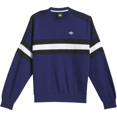 Adidas Inspired Crewneck Sweatshirt Dark