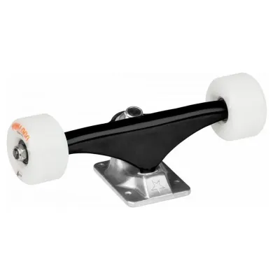 Mini Logo Skateboard Undercarriage Kit 53mm Wheels And Bearings Black Raw 7.13