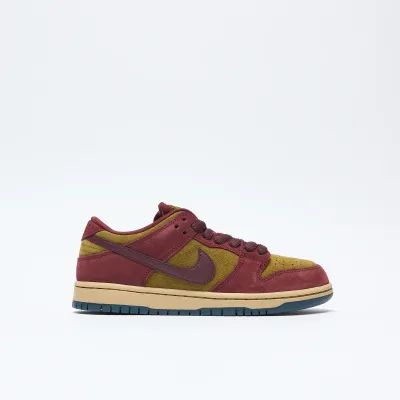 Nike Sb Dunk Low Pro (dark Team Crush Flax)