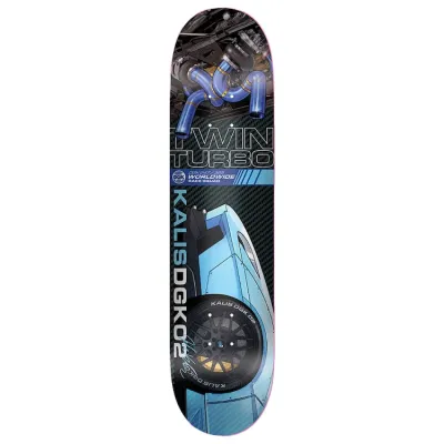 Dgk Skateboards Josh Kalis 'twin Turbo' Fiber