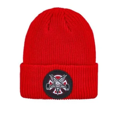 Independent X Thrasher Pentagram Beanie Heather Red