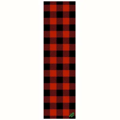 Mob Graphic Griptape Get Plaidical Black Red Wide Long One Sheet