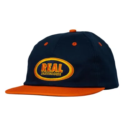 Real Oval Strapback Navy
