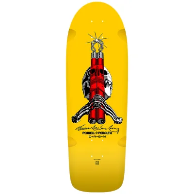 Powell Peralta Bruce Lee Collab Skull & Numchuck Shape 166