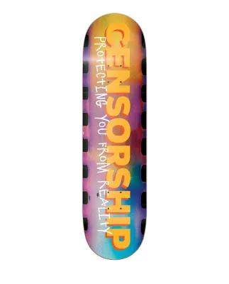 Censorship Skateboards Banned Film Logo