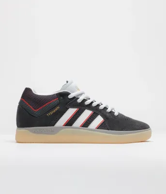 Adidas Tyshawn Shoes / Crystal / Better Scarlet