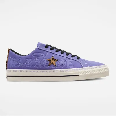 Cons By Converse X Paradise Nyc One Star Pro Ox Sean Pablo Wild Lilac Egret