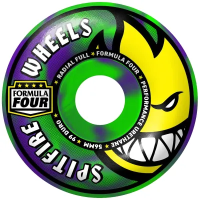 Spitfire Formula Four Team Colors Radial Full Swirl 99d