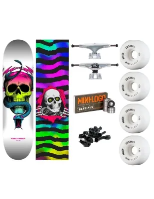 Skate Powell Peralta Skull And Snake Tie Dye