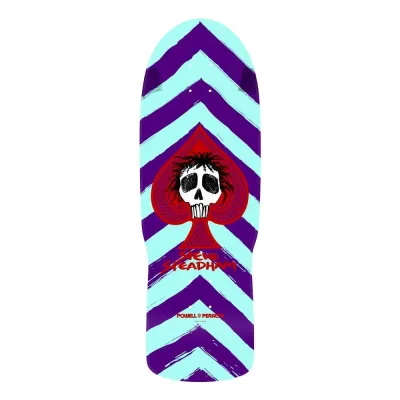 Powell Peralta Steadham Skull & Spade Purp Aqua Reissue