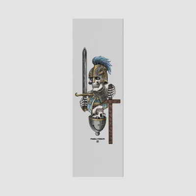 Powell Peralta Dan Corrigan Chess Skull Grip Tape Clear