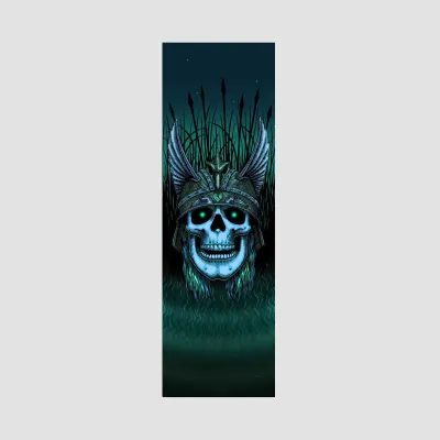 Powell Peralta Andy Anderson Green Skull Grip Tape White
