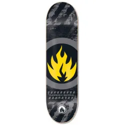 Label Circle Flame 14.5