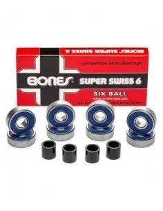 Bones Reds Super Swiss 6 Ball Roulements
