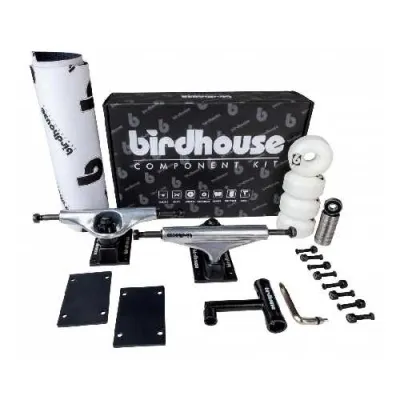 Birdhouse Component Kit Silver Black 5.25