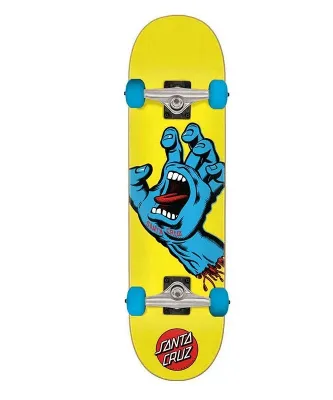 Santa Cruz Screaming Hand Yellow Skateboard