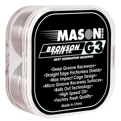 Rolamentos Bronson Speed G3 Mason Silva