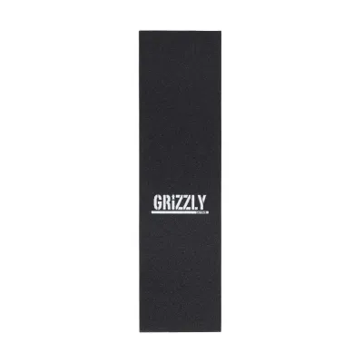 Grizzly Mini Logo Stamp Black Griptape Sheet