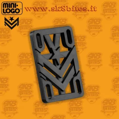 Mini Logo Hard Flat Risers 6mm Skateboard Longboard Oldschool Hardware