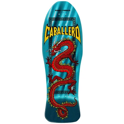 Powell Peralta Steve Caballero Chinese Dragon Reissue Aqua Foil