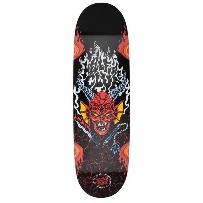 Santa Cruz / Decks Stanger Things Egg / Hellfire Club Flames /