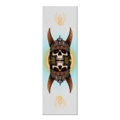 Powell Peralta Anderson Skull Egg Clear Skateboard Griptape