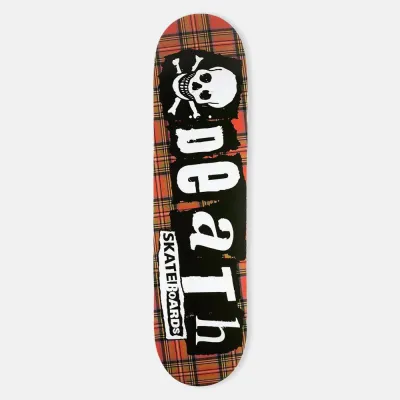 Death Skateboards Tartan Punk