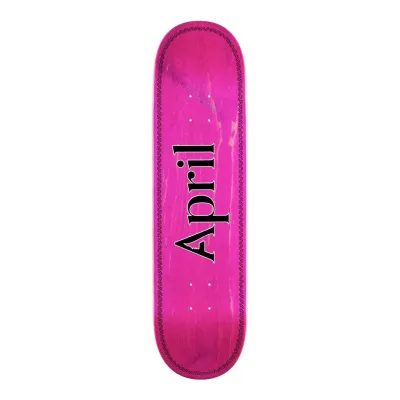 April Skateboards Og Logo On