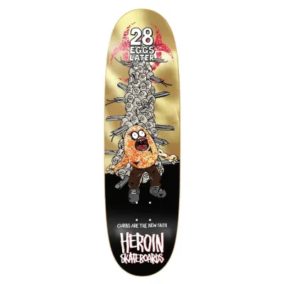 Heroin Skateboards 28 Eggs Foil