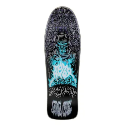 Santa Cruz Knox Firepit Silver Kaleidoscope Skateboard Deck