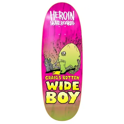 Heroin Skateboards Craigs Rotten Wide Boy