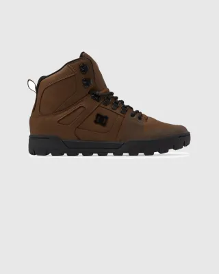 Dc Shoes Pure Hi Top Wr Dark Chocolate