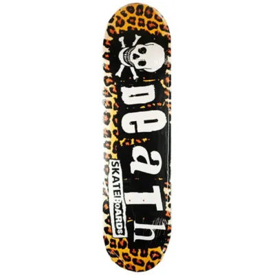Death Skateboards Leopard Punk