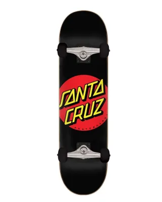 Santa Cruz Classic Dot Black Skateboard