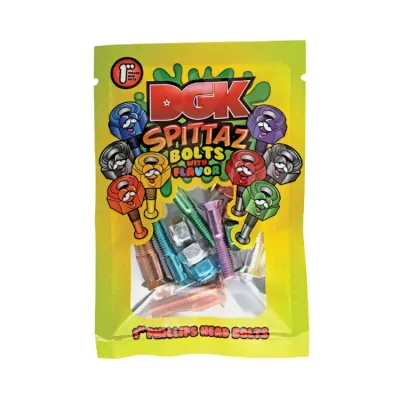 Dgk Skateboards Spittaz Coloured Phillips 1 Skateboard Bolts