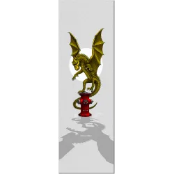 Powell Peralta Grip Plaque Anderson Hydrant Clear