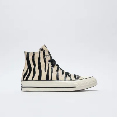 Converse Chuck 70 Hi Zebra Print glow In The Dark