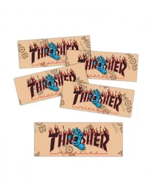 Santa Cruz X Thrasher Screaming Flame Pack De 5 Grips De Skate