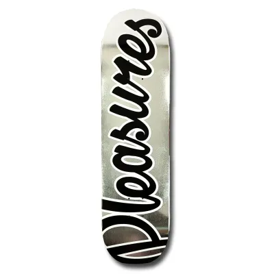 Pleasures Skateboards Logo Classic Foil