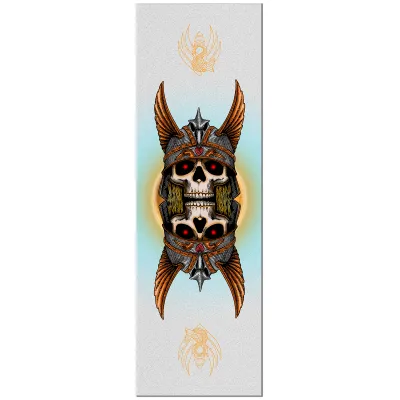 Powell Peralta Andy Anderson Skull Egg Griptape Sheet Clear