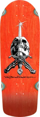 Powell Peralta Og Snub Ray Rodriguez Skull & Sword Reissue Stain