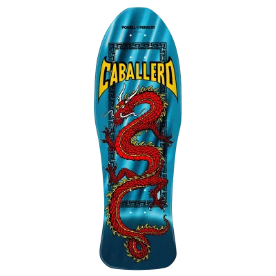 Powell Peralta Steve Caballero Chinese Dragon Aqua Foil