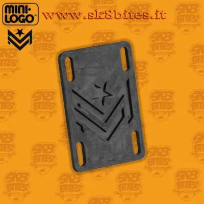 Mini Logo Hard Soft Risers 3mm Street Skate Longboard Hardware