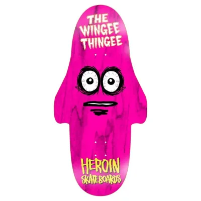 Heroin Skateboards Wingee Thingy Random Stains 15.25